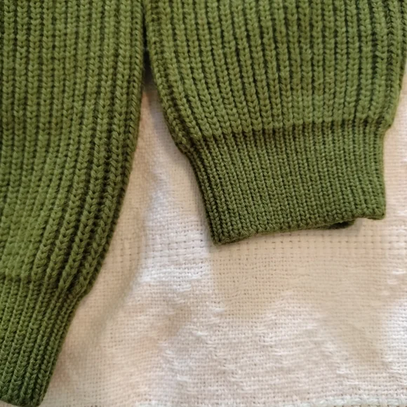 Vintage Wool Men's Duxbak Utica Sportswear Cable Zip Up Sweater Size L - Picture 11 of 11